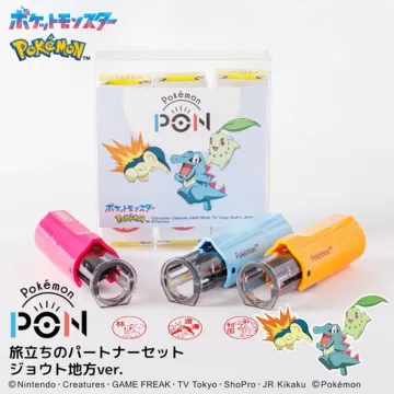 ポケモンPON ジョウト地方 パートナー印鑑セット