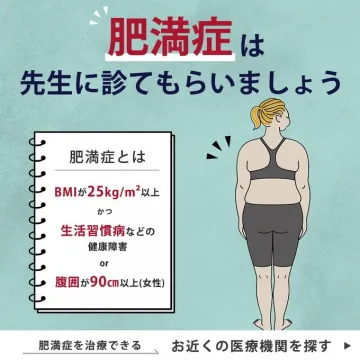 肥満症の診断と治療を促す医療機関検索