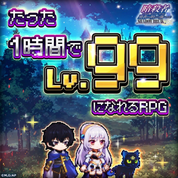RPG『暗殺者 SHADOW BREAK』1時間Lv.99