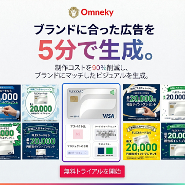 ブランド広告を5分で生成するビジュアル作成ツール