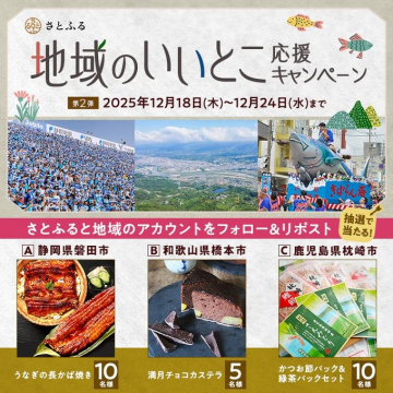 さとのふるふる 地域のいいとこ応援プレゼントキャンペーン