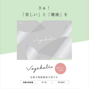 Vegeholic 厳選された乳酸菌配合の青汁