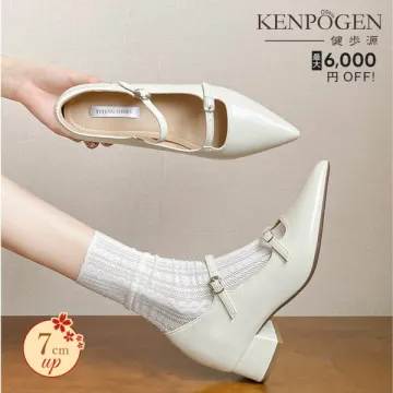 KENPOGEN健歩源 7cmヒールアップパンプス特別割引
