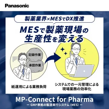 製薬現場の生産性向上MP-Connect for Pharma