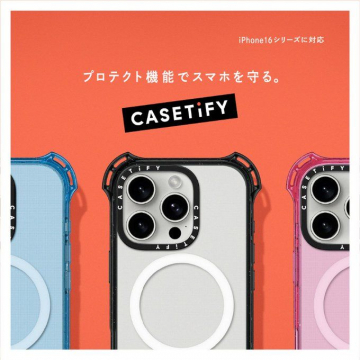 CASETiFY スマートフォン保護ケース（iPhone16シリーズ対応）