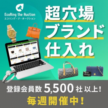 EcoRing the Auction 超穴場ブランド仕入れ