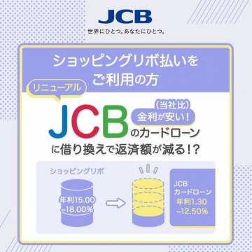 JCBカードローン 借り換えプラン