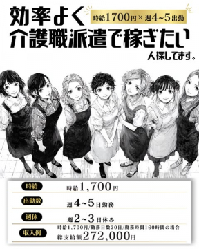効率よく稼ぎたい介護職派遣求人