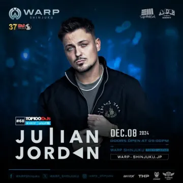 WARP Shinjuku DJイベント「Julian Jordan」ライブパフォーマンス