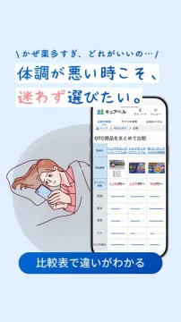 キュアベル 風邪薬選び比較・選定支援サービス