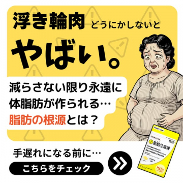 脂肪注意報METAP 浮き輪肉の体脂肪対策