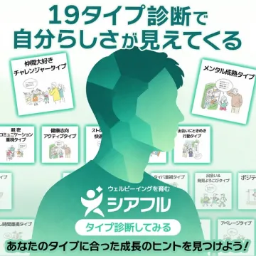 ウェルビーイングを育む19タイプ診断シアフル