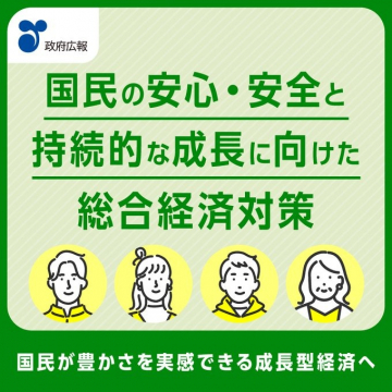 国民の安心・安全と持続的な成長に向けた「総合経済対策」