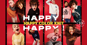 HAPPY COLOR KNIT（ハッピーカラーニット）コレクション