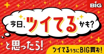 BIG 宝くじキャンペーン「ツイてるかも？」