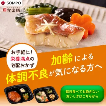 SOMPO食楽膳 加齢による体調不良向け栄養満点宅配おかず