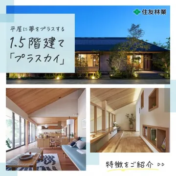 平屋に夢をプラスする1.5階建て「プラスカイ」