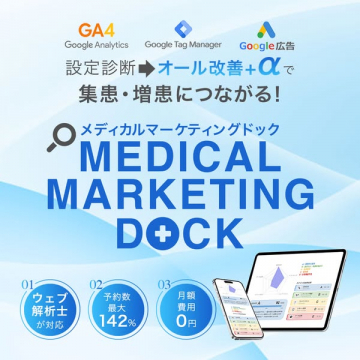 メディカルマーケティングドック 設定診断・改善で集患・増患