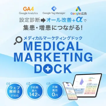 メディカルマーケティングドック 設定診断・改善で集患・増患