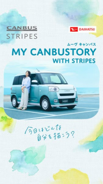 ダイハツ ムーヴ キャンバス ストライプス 車の物語