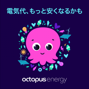 Octopus Energy - 電気料金の節約ができる新しいエネルギーサービス