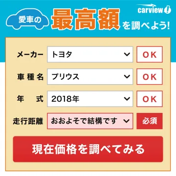 愛車の最高額を調べよう！carview