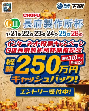 GⅢ長府製作所杯 インターネット投票キャンペーン