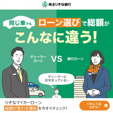 埼玉りそな銀行のマイカーローン比較診断