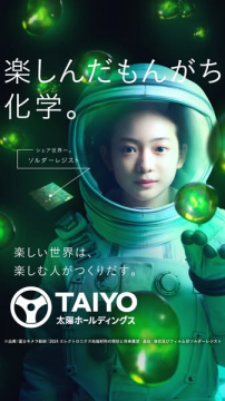 太陽ホールディングスの企業ブランディング広告