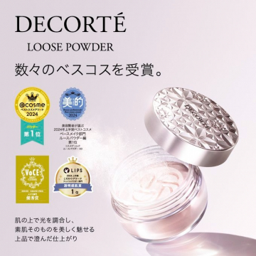 DECORTÉ ルースパウダー 数々のベスコスを受賞