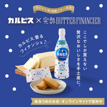 カルピス×発酵バター フィナンシェ