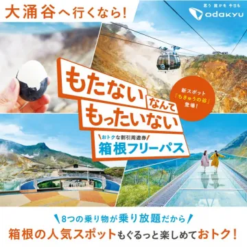 箱根観光の割引周遊券（箱根フリーパス）