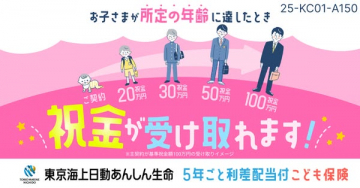 東京海上日動 こども保険（祝金付）