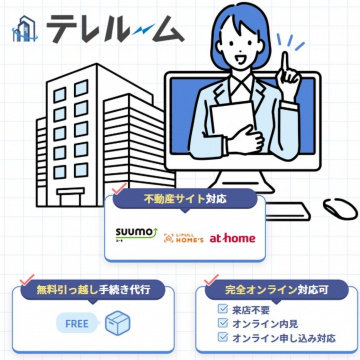 テレルーム - オンラインで完結する不動産サービス