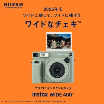 FUJIFILM instax WIDE 400™ アナログインスタントカメラ