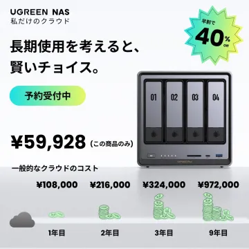 UGREEN NAS - 私だけのクラウド