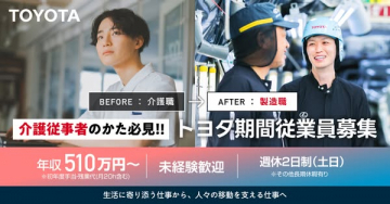 トヨタ製造職の期間従業員募集