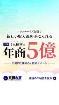 買取大吉フランチャイズ加盟募集