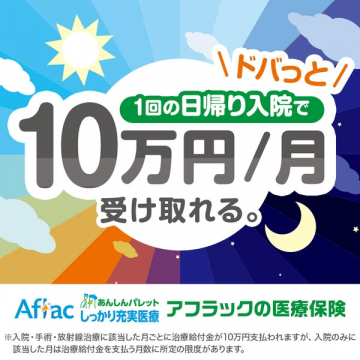 アフラック 医療保険 あんしんパレット