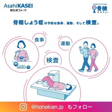 骨粗しょう症予防のための骨検診「骨検」