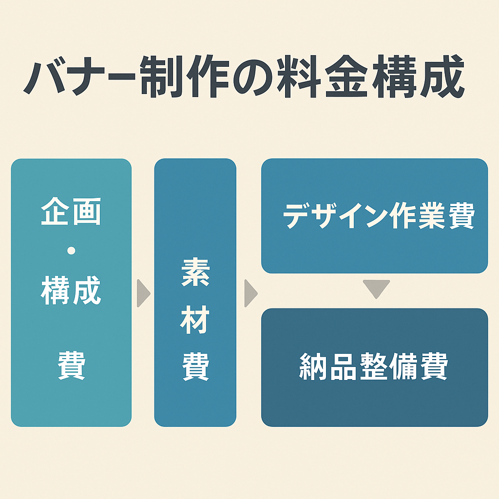 バナー制作の料金構成