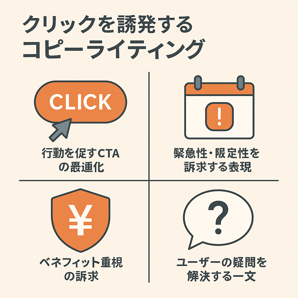 クリックを誘発するコピーライティング