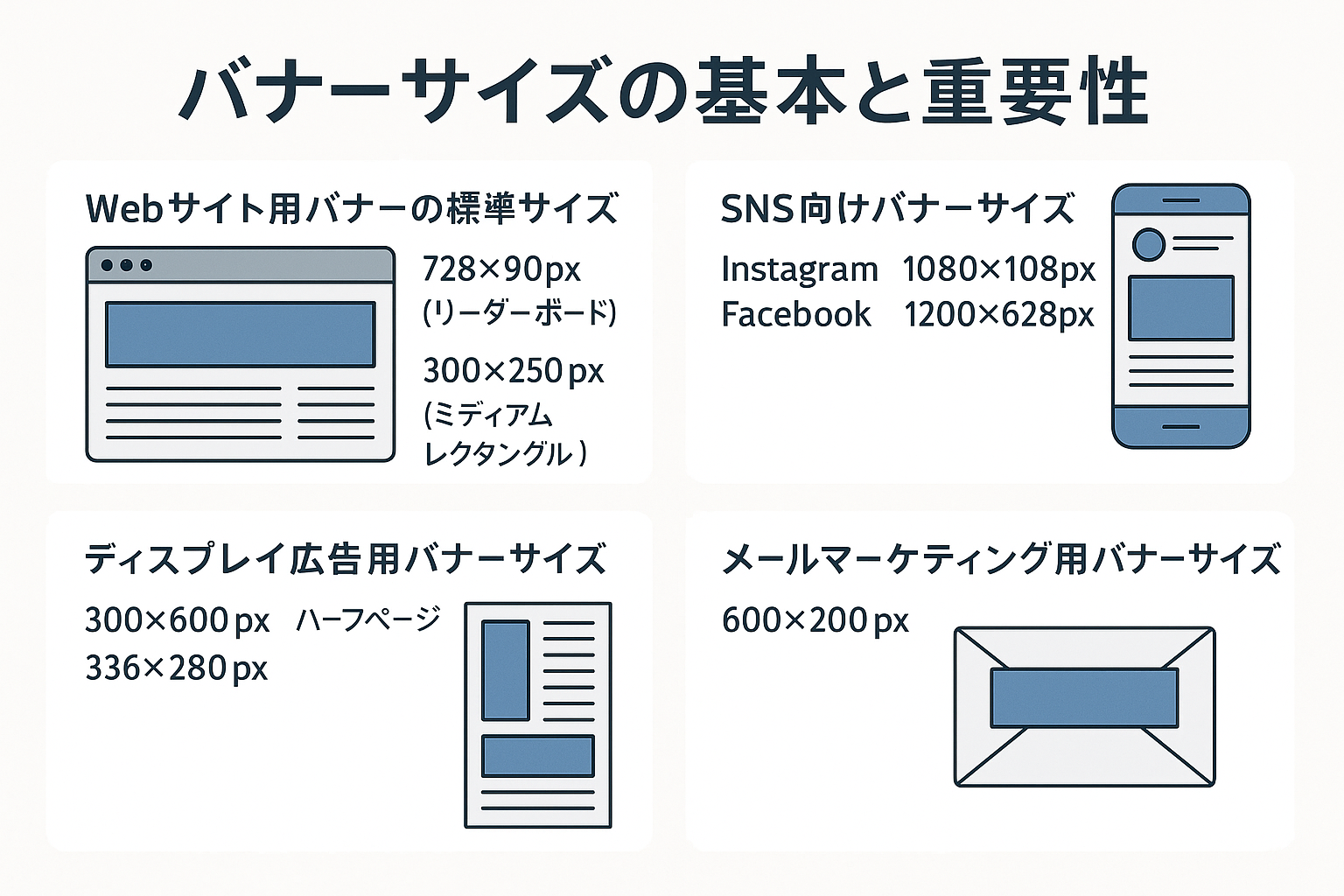 バナーサイズの基本と重要性