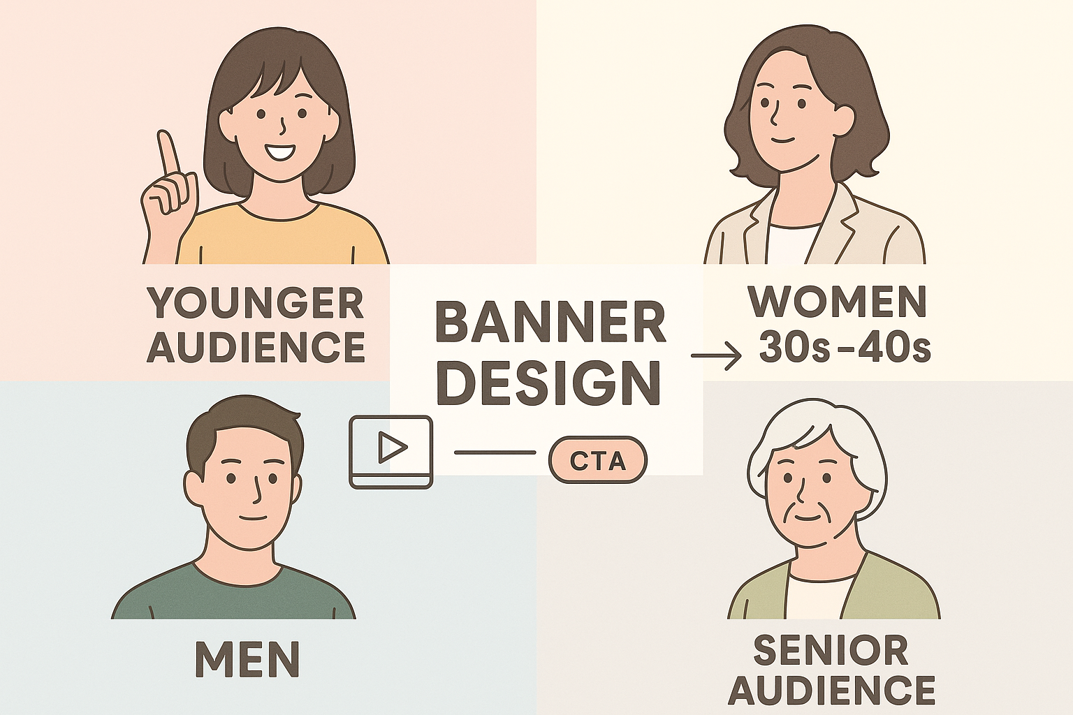 ターゲット層別バナーデザイン戦略
