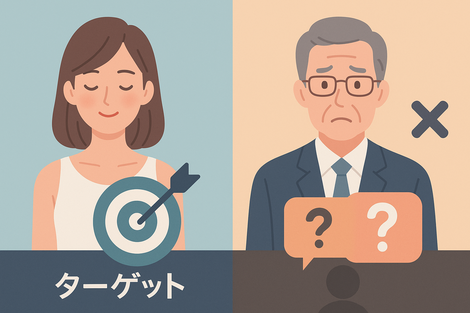 ターゲットのズレ