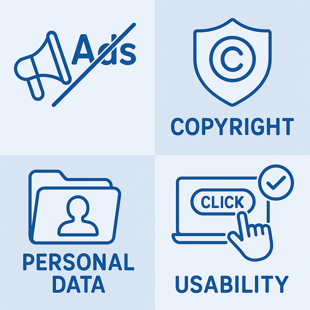 バナー制作における注意点と法的配慮