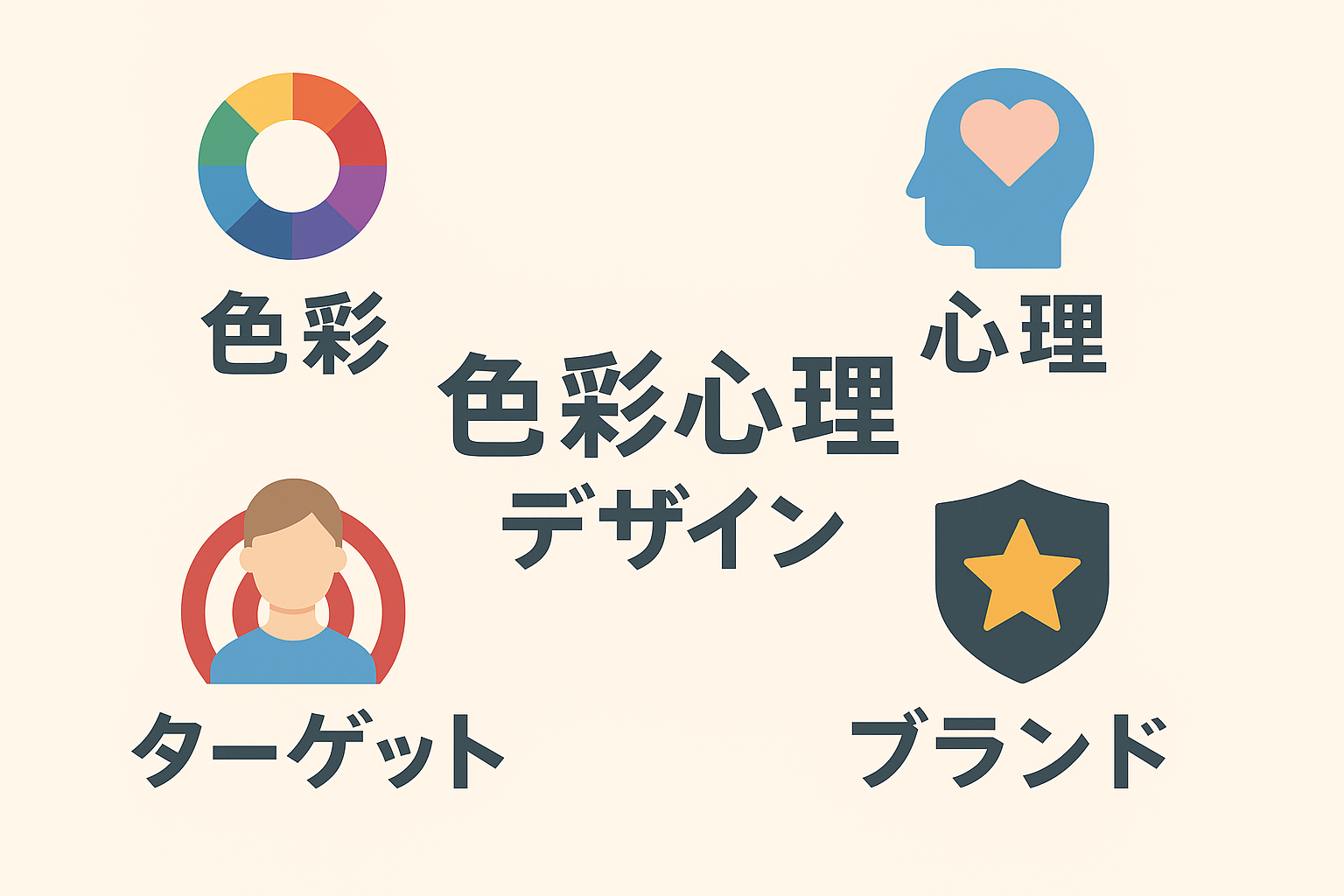 色彩心理とは何か？デザインとの関係性  