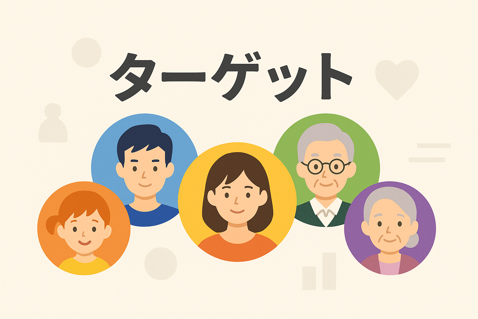 ターゲット別の色彩アプローチ  