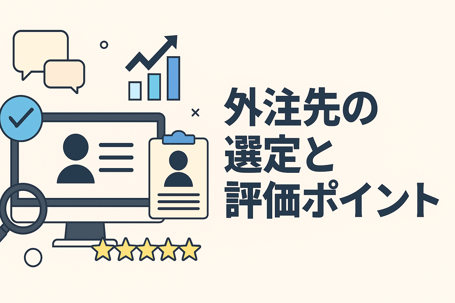 外注先の選定と評価ポイント