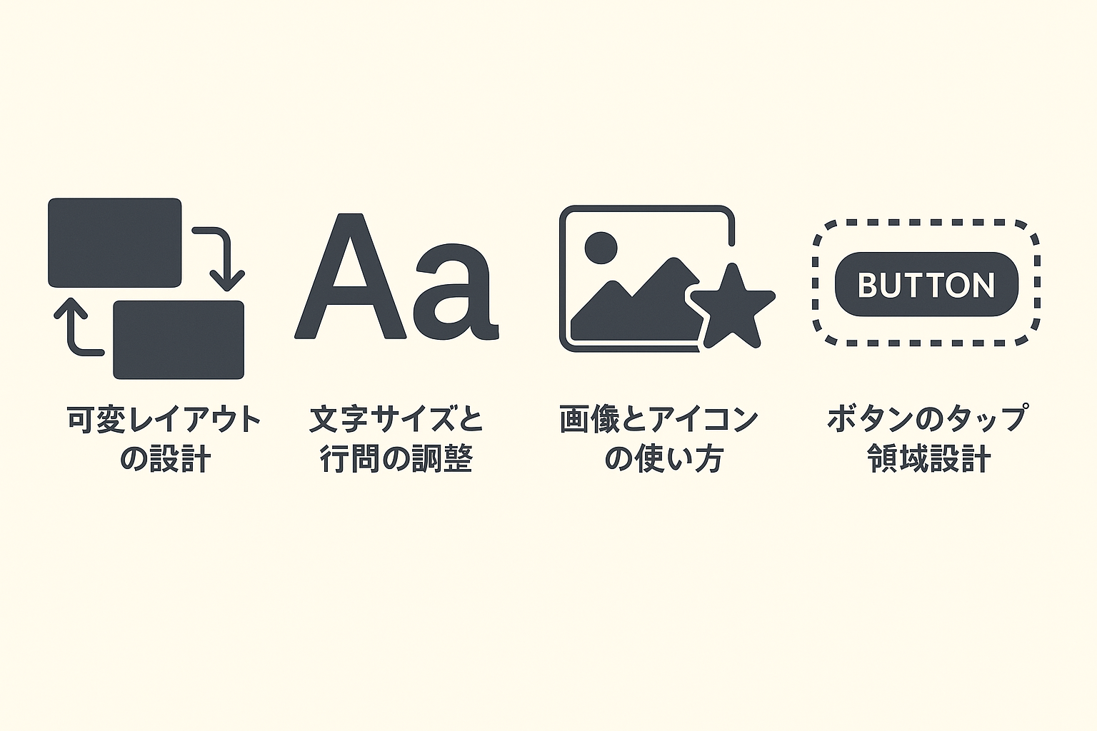 レスポンシブバナーのデザイン要素